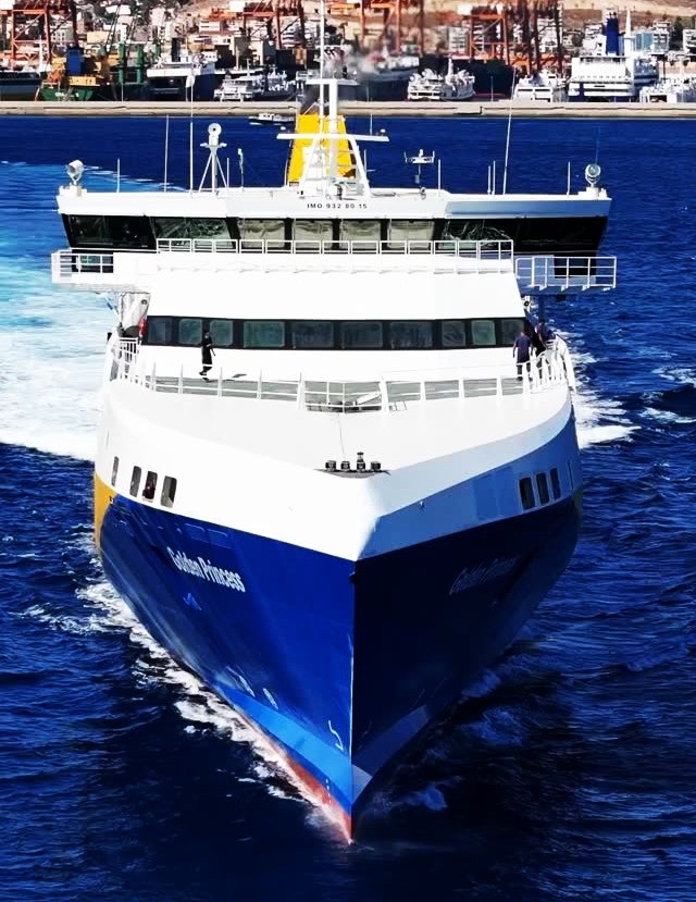 GOLDEN PRINCESS: Το πρώτο δοκιμαστικό του νέου ταχύπλοου των αδελφών Στεφάνου.