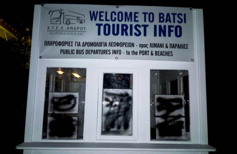 Βανδάλισαν τον τουρισμό στο Μπατσί!