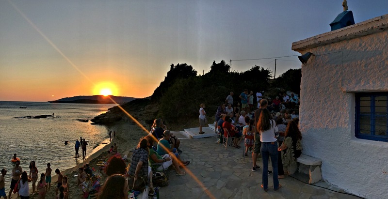 Άνδρος: μαγικό μουσικό απόβραδο στον Άγιο Κυπριανό...