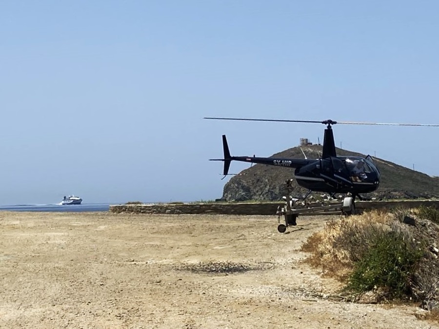 Να που χρησιμοποιείται το ελικοδρόμιο του Γαυρίου! Που είναι αυτοί που το κατήγγελλαν;