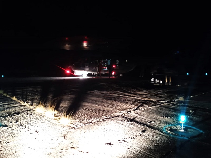 Επείγουσα αεροδιακομιδή μέσα στη νύχτα!!!