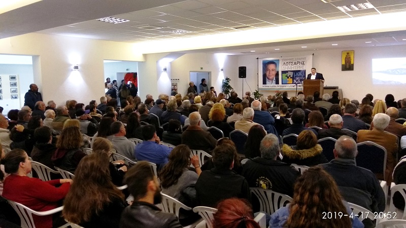 Εφ’ όλης της ύλης, αλλά και στοχευμένη, η πρώτη ομιλία του Δημήτρη Λοτσάρη