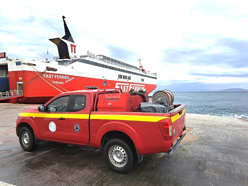 Πρώτη φορά αποκτά πυροσβεστικό όχημα ο Δήμος Άνδρου. Προσφορά από την ΠΕΔ Νοτίου Αιγαίου!...