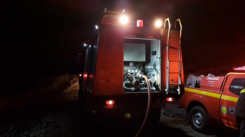 Έπεσε ο αέρας και οι πυροσβέστες έσβησαν την φωτιά