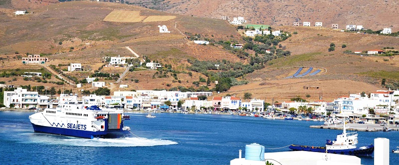 Αποκολλήθηκε στο έφυγε από το Γαύριο το Andros Jet ...