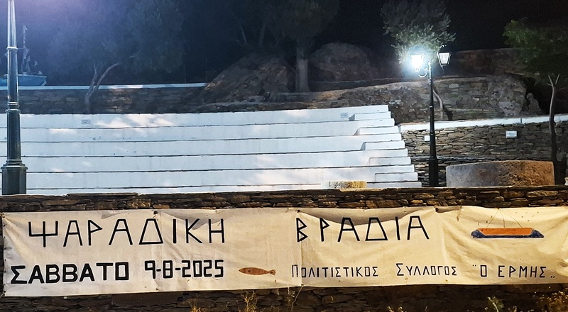 ΣΑΒΒΑΤΟ 9/8 - ΨΑΡΑΔΙΚΗ ΒΡΑΔΙΑ ΣΤΗΝ ΠΑΛΑΙΟΠΟΛΗ: Με χορούς και με τραγούδια και σε... οικονομικές τιμές!...