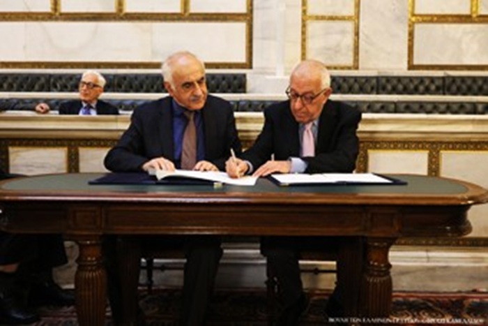 Ν.ΚΑΚΛΑΜΑΝΗΣ-ΒΟΥΛΗ & Μ.ΤΙΒΕΡΙΟΣ-ΑΚΑΔΗΜΙΑ: Δύο ανδριώτες πρόεδροι ενώνουν τις δυνάμεις της Ελλάδας