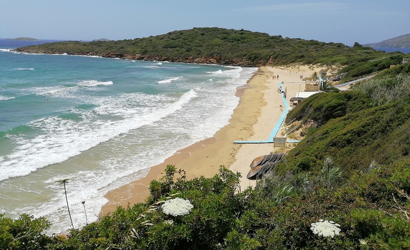 Παραλίες Χρυσής Άμμου & Αγίου Πέτρου: Νοτιάς, ερημιά και... Χαβάη 5-0!!!