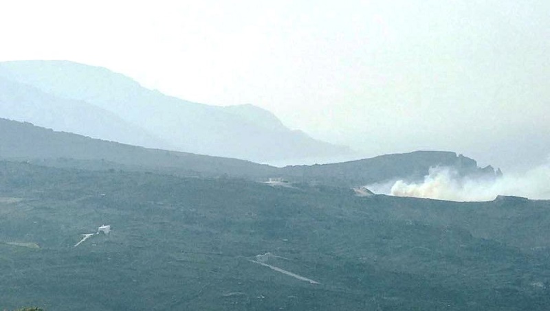 Μεγάλη αναζωπύρωση σήμερα (3/4) στην χωματερή του Στρόφιλα