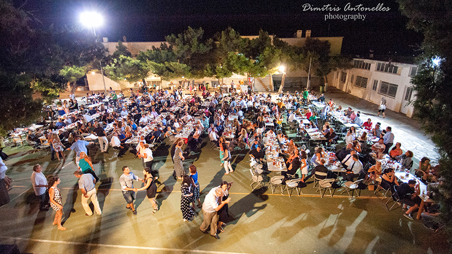 O χορός στο Μουστάκειο Κορθίου