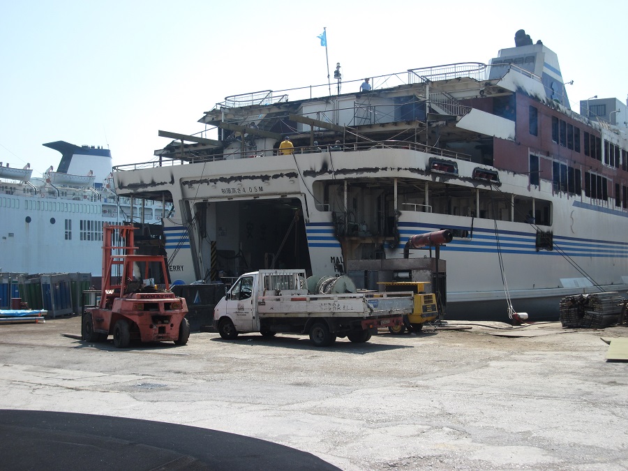 ΑΠΟΚΛΕΙΣΤΙΚΟ: Προχωρά η μεγάλη ανακατασκευή του Super-Ferry III στο Πέραμα…  